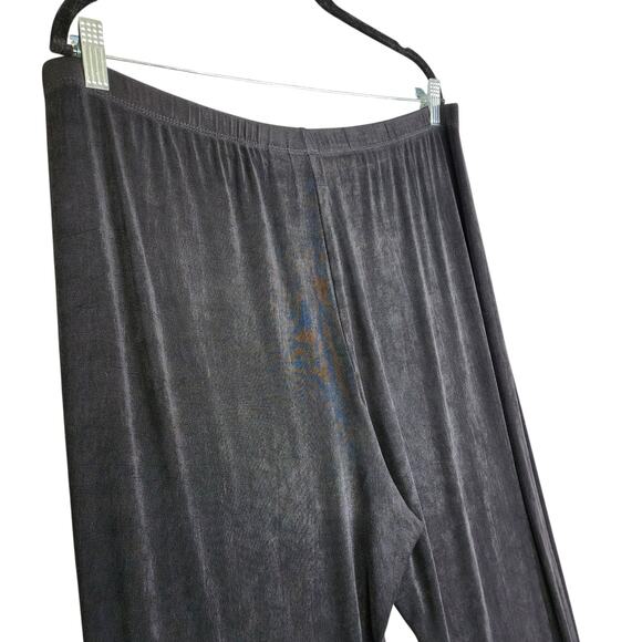 Chicos Travelers Womens Pull On Pants Size XL Black Relaxed Straight Leg Travel - Picture 5 of 13